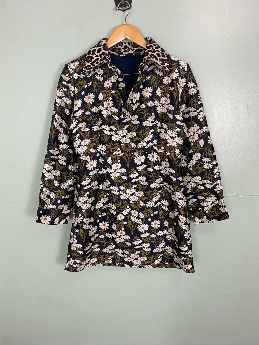 Sister Jane Mabel Jacquard‎ Mini Dress Floral Large